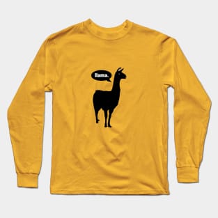 Only Drama Llama Long Sleeve T-Shirt